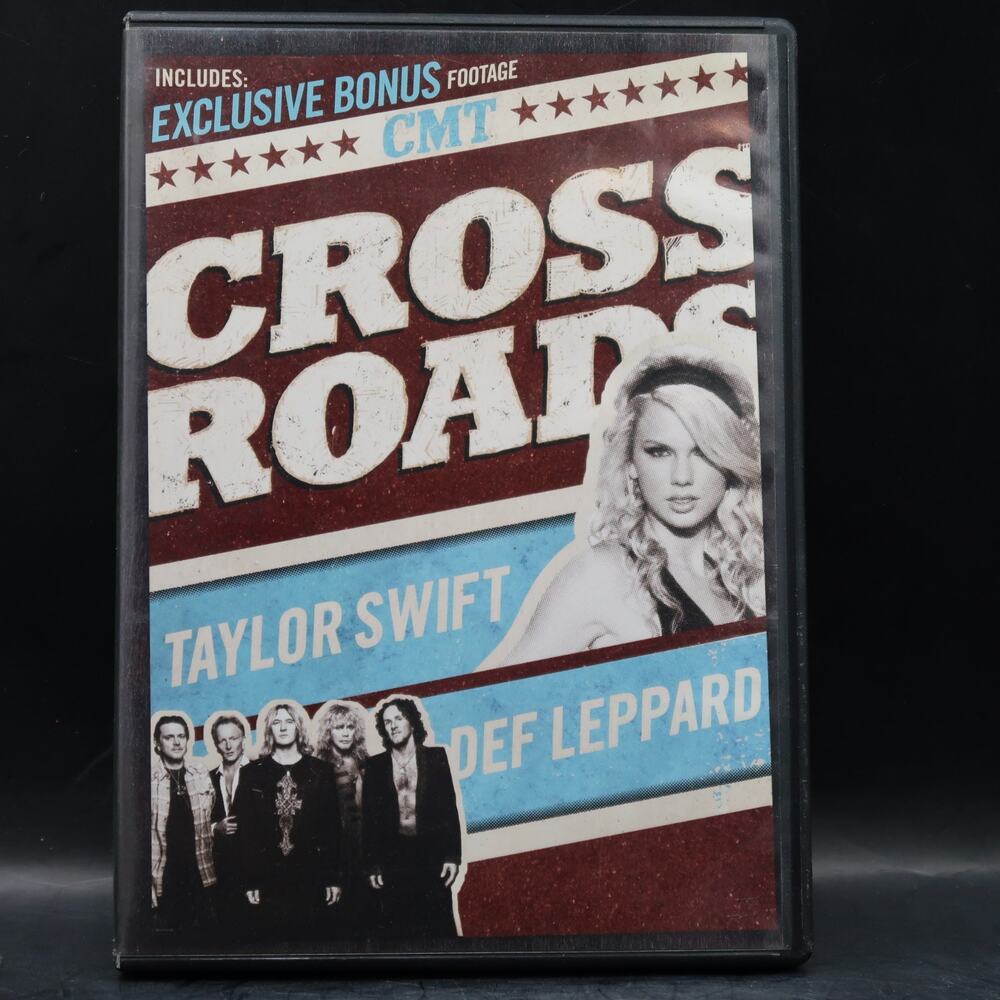 CMT Crossroads Taylor Swift Def Leppard DVD 2009 Rock Country Music